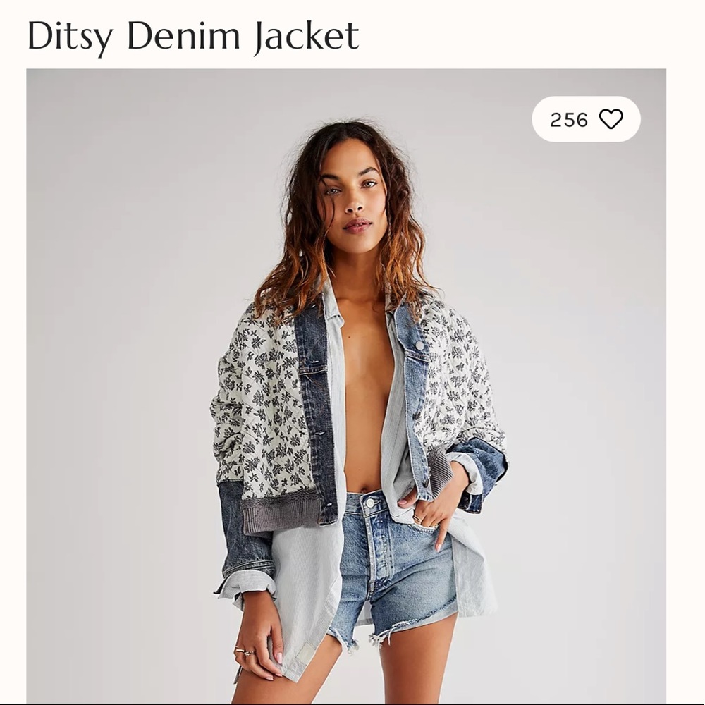 COPY - Free People Ditsy Denim Jacket